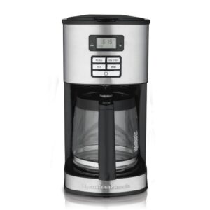 Hamilton Beach 12-Cup Black Programmable Coffee Maker with Automatic Shut-Off