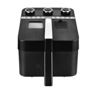 KALORIK 3.5 Qt. Black 2-in-1 Deep and Air Fryer