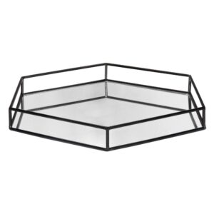 Kate and Laurel Felicia Black Decorative Tray
