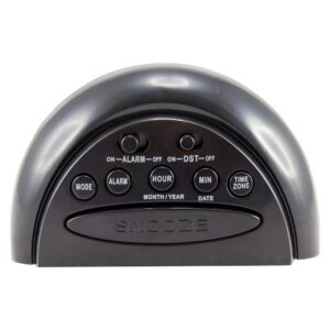 La Crosse Technology Insta-Set 3.93 in. x 2.36 in. Digital LCD with Calendar Alarm Table Clock