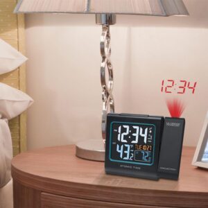 La Crosse Technology 5 in. Color Projection Alarm Clock