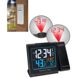 La Crosse Technology 5 in. Color Projection Alarm Clock