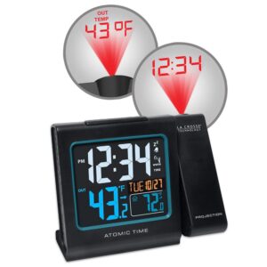 La Crosse Technology 5 in. Color Projection Alarm Clock