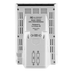 La Crosse Technology Desktop Dual USB Charging Clock with Alarm and Nap Timer