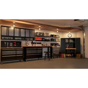 La Crosse Technology 14 in. Atomic Round Analog Black Wall Clock