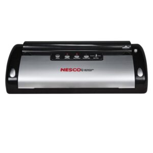 Nesco Black Food Vacuum Sealer with Bag Cutter