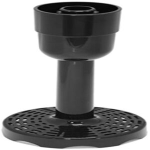Ovente 6-Speed Hand Blender Potato Masher Attachment, Black