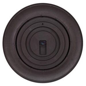 Pinnacle 30 in. Glenmont Oil Rubbed Bronze Wide Framed Roman Numeral Wall Clock