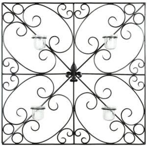 Safavieh Votive Black Wall Decor Candle Sconce