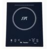 SPT 1650-Watts 8 in. Single Burner Induction Cooker (Black) with 3.5L Induction Ready Stainless Steel Pot w/ Glass Lid
