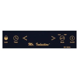 SPT 1650-Watts 8 in. Single Burner Induction Cooker (Gold/Black) with 3.5L Induction Ready Pot w/ Glass Lid