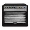 Tribest Sedona Combo 9-Tray Black Stainless Steel Food Dehydrator with Built-In Timer