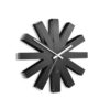 Umbra Ribbon 12 in. Black Wall Clock