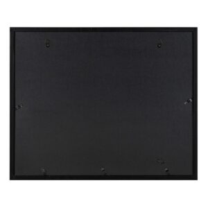 DesignOvation LeMans 8.5 in. x 11 in. Black/Walnut Brown Picture Frames (Set of 4)
