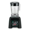 Waring Commercial Xtreme 48 oz. 2-Speed Clear Blender Black with 3.5 HP Blender, Electronic Keypad and 30-Second Timer