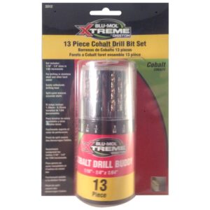 BLU-MOL Xtreme Cobalt Drill Bit Set (13-Piece)