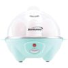 Brentwood 7-Egg Blue Electric Egg Cooker with Auto Shutoff