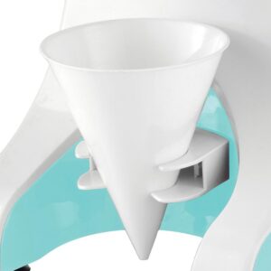 Brentwood 5.6 fl. oz. Blue Snow Cone Maker with Shaved Ice Machine