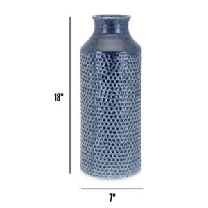 IMAX Skye Blue Large Vase