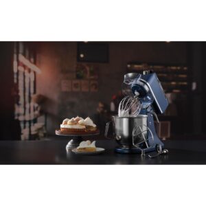 Waring Commercial 11-Speed, Blue, Luna 7 - 7 Qt. Planetary Mixer, includes Dough Hook, Mixing Paddle and Whisk