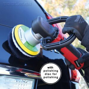 Boyel Living 6 Amp Corded 6 in. Orbital Sander Polisher Machine 6 Variable Speed 6500 RPM