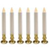 Brite Star 6 Count 9 in. H Simple On™ LED White Candle (Set of 2)