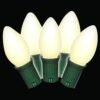Brite Star 25-Light Frosted White Old Fashioned Lights (Set of 2)