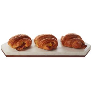 Libbey Urban Story Wood and Marble Flip Tray
