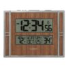 La Crosse Technology Atomic Digital Wall Clock with Indoor & Outdoor Temperature