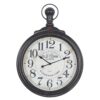 LITTON LANE 39 in. x 28 in. Wood Wall Clock