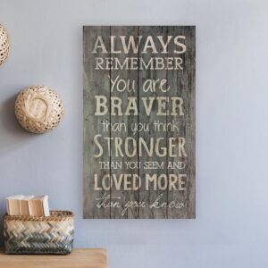 P Graham Dunn Always Remember...Wood Pallet Individual Wooden Art