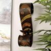 LITTON LANE 19 in. x 5 in. Scrolled Iron Candle Sconces with Metallic Brown Finish (Pair)