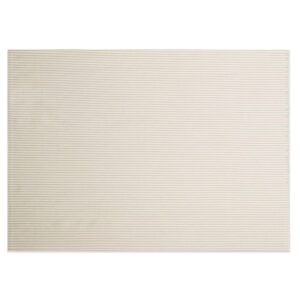 Heritage Lace Ticking Rectangle and White Cotton Tablecloth
