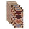RITZ T-fal Coffee Multicolor Cotton Fiber Reactive Print and Solid Kitchen Dish Towel (Set of 6)