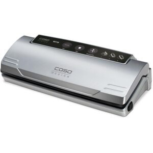 CASO VC 10 Brushed Black Stainless Steel Food Vacuum Sealer