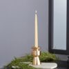 ROOT CANDLES 9 in. Dipped Taper Buttercream Dinner Candle (Box of 12)