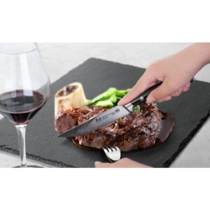 Cangshan S Series 5 in. Blade German Steel Forged Steak Knife Set (4-Piece)