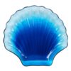Certified International Natural Coast Multi-Colored 11.25 in. Glass Shell Platter