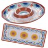 Certified International Vera Cruz 2-Piece Melamine Hostess Set