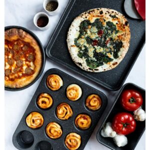 GRANITESTONE 20-Piece Aluminum Ultra-Durable Non-Stick Diamond Infused Cookware and Bakeware Set