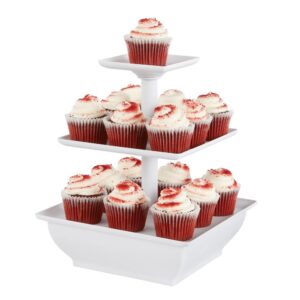 Chef Buddy 3-Tier Collapsible Dessert Stand with Self Storing Base