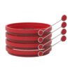 Chef Buddy Nonstick Silicone Egg Ring Molds (4-Pack)