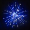HOLIDYNAMICS HOLIDAY LIGHTING SOLUTIONS 24 in. Pure White/Blue LED Spritzer