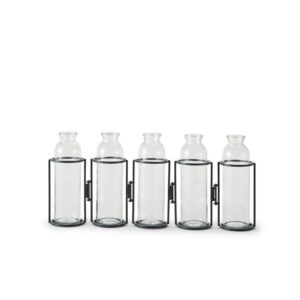 DANYA B Snake 8 in. Hinged 5-Bottle Vase