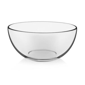 Libbey Selene 2-Piece, 8 in. and 10 in. Glass Serving Bowl Set