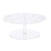 Mind Reader 9.75 in. W x 4.25 in. H x 9.75 in. L Round Clear Acrylic 14-Slot Ice Cream Cone Holder Food Cone Serving Tray