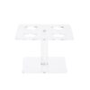 Mind Reader 6 in. W x 4 in. H x 6 in. L Square Clear Acrylic 4-Slot Ice Cream Cone Holder, Food Cone, Sushi Roll Serving Tray