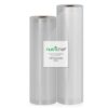 NutriChef White Vacuum Sealer Bags - Universal Air Vac Sealing Bags (2-Rolls, 100 ft. Total Length)