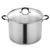 Cook N Home 20 qt. Stainless Steel Stock Pot with Glass Lid
