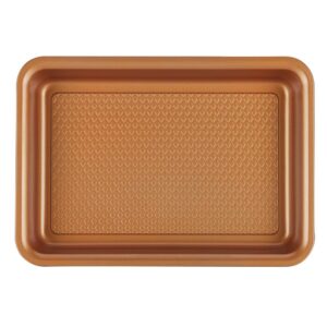 Ayesha Curry Ayesha Bakeware Toaster Oven Baking Set, Copper, 4-Piece